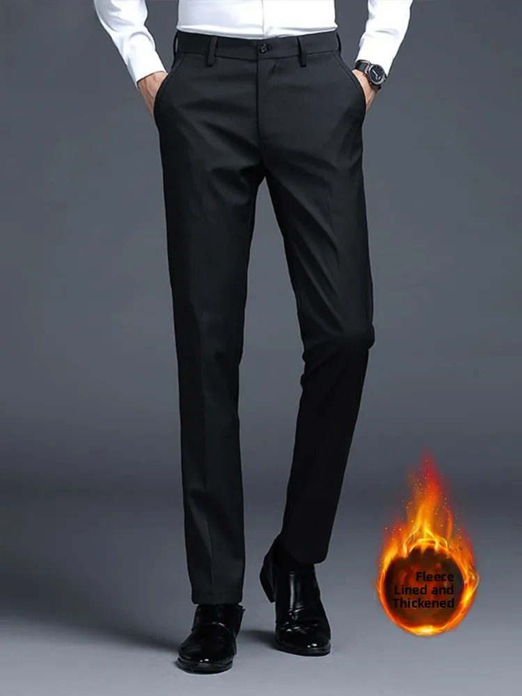 Lormen Men's Business Casual Straight Leg Pants Fleece Lined Elastic Waist Workwear Trousers Iron Free New 2026
Lormen Men's Business Casual Straight Leg Pants Fleece Lined Elastic Waist Workwear Trousers Iron Free New 2026
