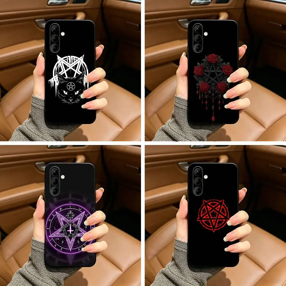 Gothic Satanic Pentagram Phone Case For Samsung Galaxy A73,A71 A72,A70,A53,A52,A51,Soft Silicone Black Cover
Gothic Satanic Pentagram Phone Case For Samsung Galaxy A73,A71 A72,A70,A53,A52,A51,Soft Silicone Black Cover