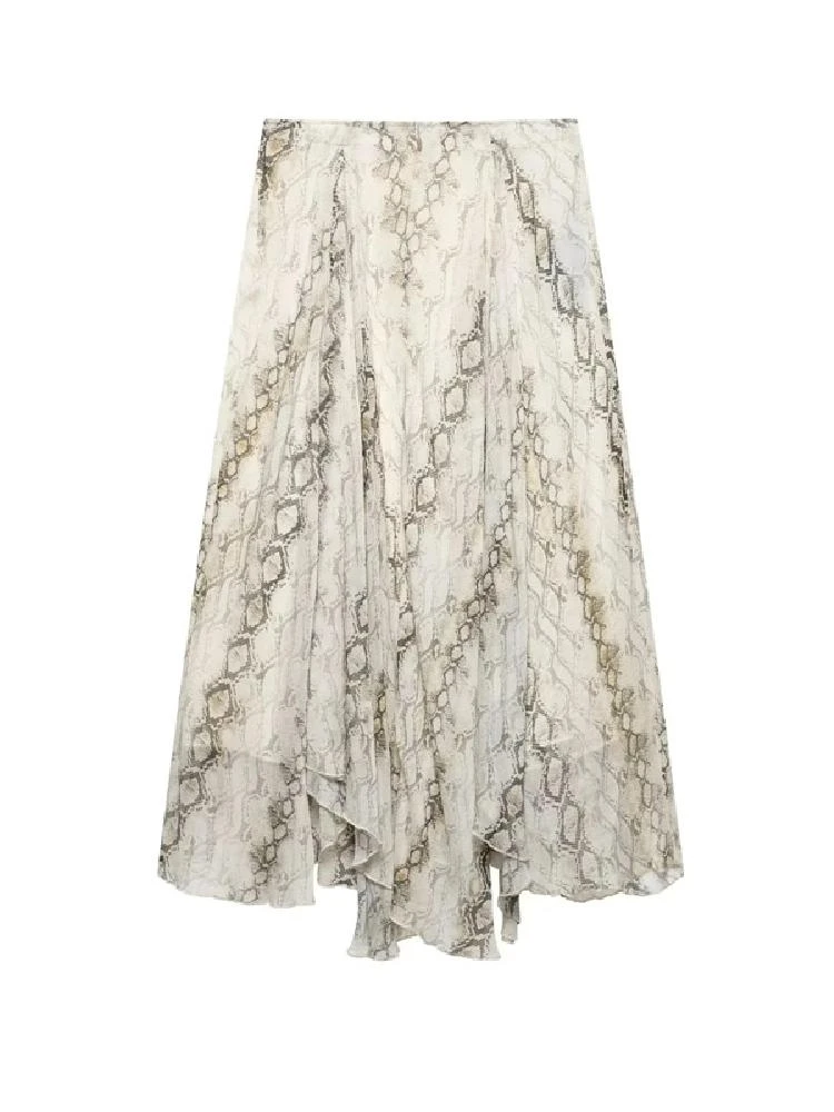 Французская юбка-миди трапециевидной формы с высокой талией и принтом, широкий подол, праздничные юбки со змеиным принтом для женщин
Французская юбка-миди трапециевидной формы с высокой талией и принтом, широкий подол, праздничные юбки со змеиным принтом для женщин