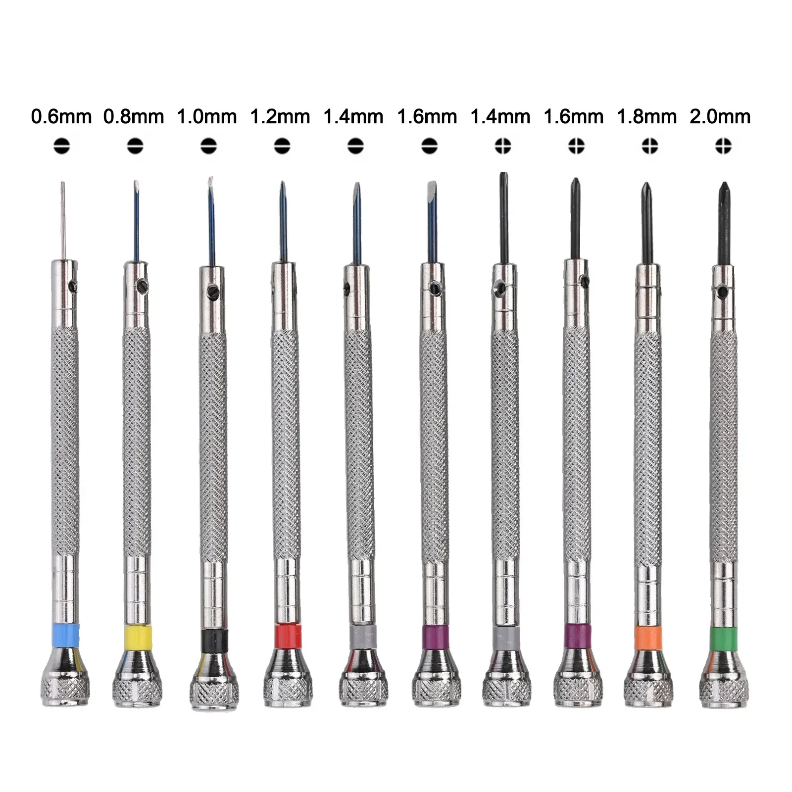 2022 Brand New Phone Repair Store Screwdriver Bit Watch Repair Tool 0.6-2.0mm 1Set Glasses Repair Stainless Steel
2022 Brand New Phone Repair Store Screwdriver Bit Watch Repair Tool 0.6-2.0mm 1Set Glasses Repair Stainless Steel