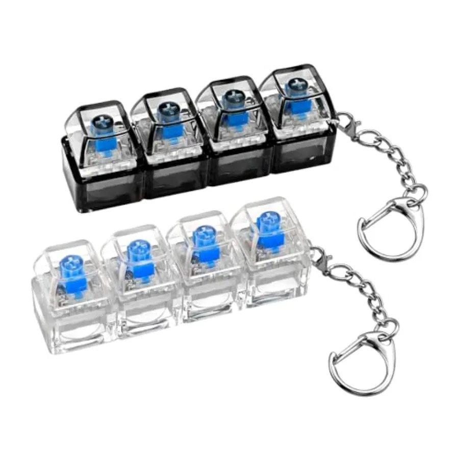 Keyboard Fidget Toy for Adults, 2 Pack Keyboard Clicker Fidget, Clicky Stress Relief Desk Fidget for Office Home Travel, Compac
Keyboard Fidget Toy for Adults, 2 Pack Keyboard Clicker Fidget, Clicky Stress Relief Desk Fidget for Office Home Travel, Compac