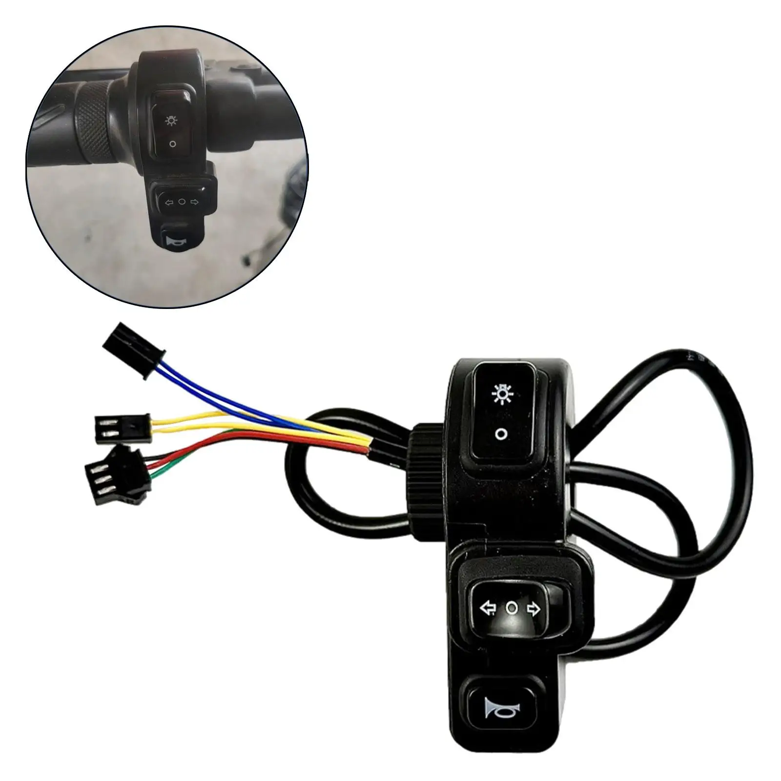 Ebike Handlebar Control Switch Easy Installation Replacement Headlight Turn
Ebike Handlebar Control Switch Easy Installation Replacement Headlight Turn
