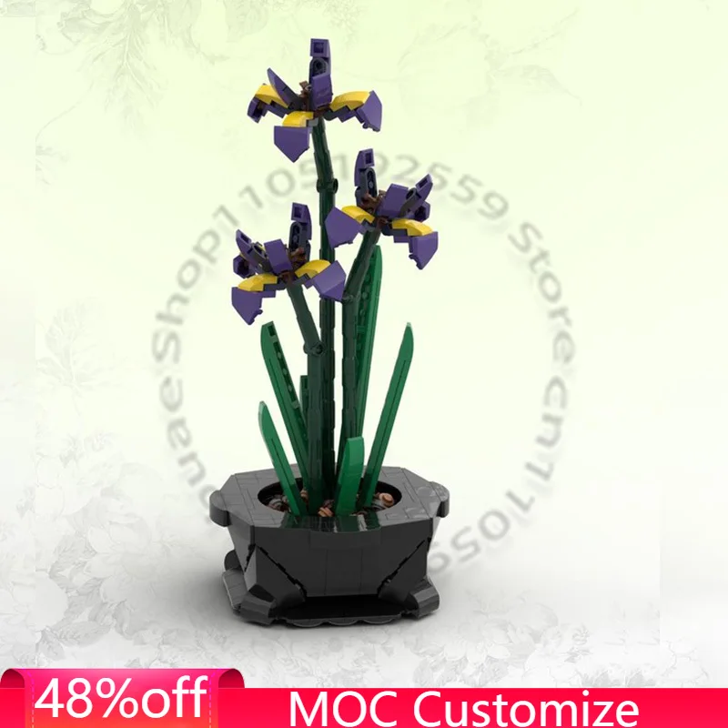 409 деталей Романтический сибирский ирис MOC: Модульный конструктор для детей, креативная модель, кирпичики для самостоятельной сборки, подарок для мальчиков на праздники
409 деталей Романтический сибирский ирис MOC: Модульный конструктор для детей, креативная модель, кирпичики для самостоятельной сборки, подарок для мальчиков на праздники