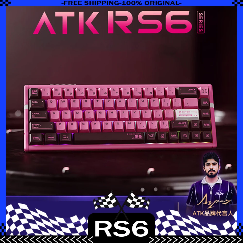 ATK RS6 Magnetic Switch Keyboard Wired Customized Mechanical Keyboard Rt0.005mm Ttc Gateron Jade Pro Gaming Switch Vorlant Csgo
ATK RS6 Magnetic Switch Keyboard Wired Customized Mechanical Keyboard Rt0.005mm Ttc Gateron Jade Pro Gaming Switch Vorlant Csgo