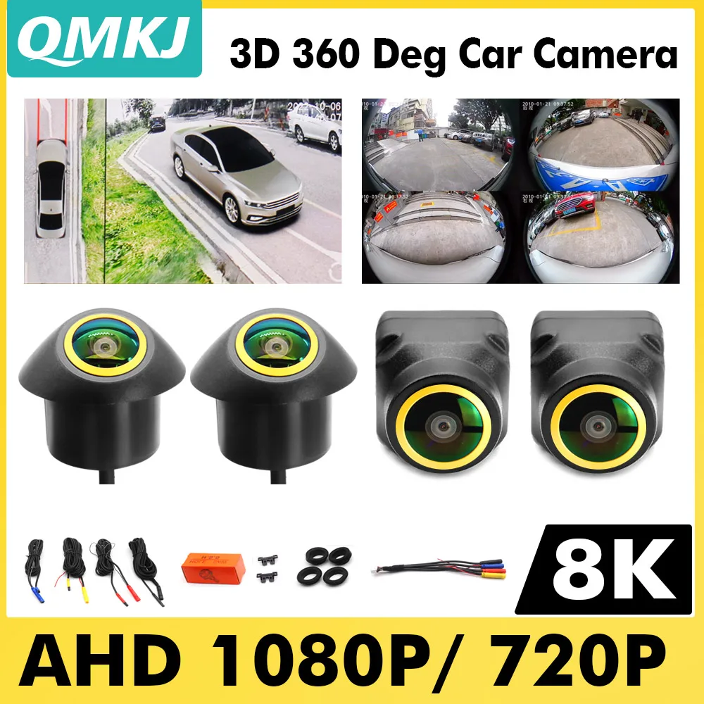 Автомобильная камера 360, панорамный объемный вид, 1080P, AHD, правая + левая + передняя + система камеры заднего вида для Android, авто радио, ночное видение
Автомобильная камера 360, панорамный объемный вид, 1080P, AHD, правая + левая + передняя + система камеры заднего вида для Android, авто радио, ночное видение
