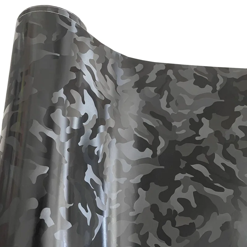 Camouflage Black Stealth Vinyl Wrap Roll with Air Release Self Adhesive Car Wrapping Decal
Camouflage Black Stealth Vinyl Wrap Roll with Air Release Self Adhesive Car Wrapping Decal
