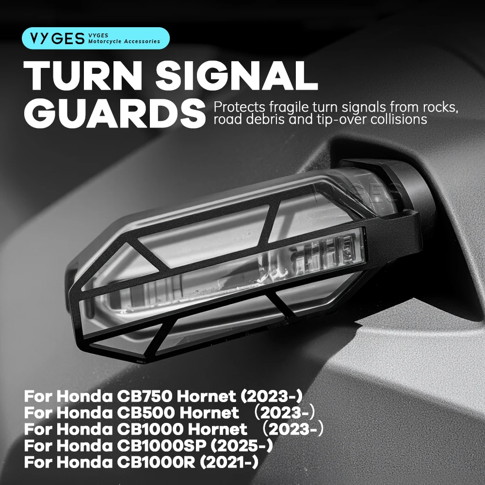 Motorcycle Turn Signal Guards Light Guard Shield Cover Protector For Honda CB750 CB500 CB1000 2023- CB1000SP CB1000R Hornet
Motorcycle Turn Signal Guards Light Guard Shield Cover Protector For Honda CB750 CB500 CB1000 2023- CB1000SP CB1000R Hornet