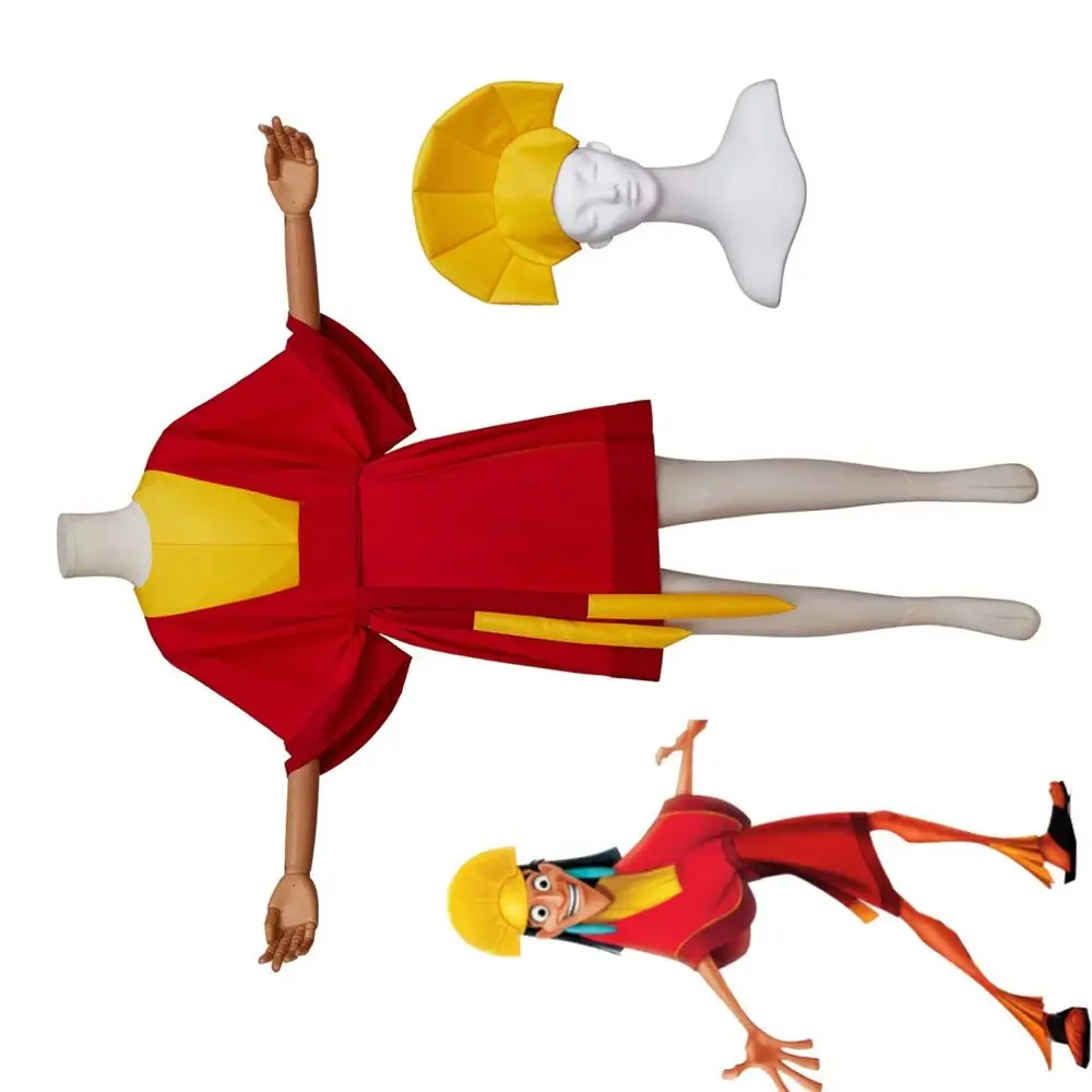 Anime Kuzco Cosplay Emperor Costume Men's Red Robe with Belt Hat Suit Halloween Carnival Party King Disguise Uniform Outfits
Anime Kuzco Cosplay Emperor Costume Men's Red Robe with Belt Hat Suit Halloween Carnival Party King Disguise Uniform Outfits