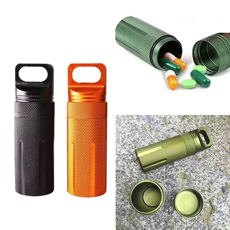 Mini Edc Tools Portable Sealed Medicine Bottle Home Outdoor Pill Box Waterproof Titanium Pill Container
Mini Edc Tools Portable Sealed Medicine Bottle Home Outdoor Pill Box Waterproof Titanium Pill Container