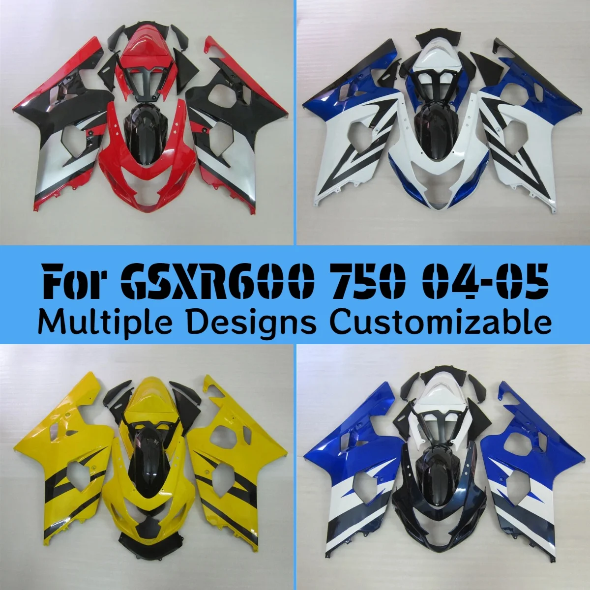 Горячий стильный комплект обтекателей GSXR 600 750 2004 2005, аксессуар для мотоцикла, полный обтекатель для GSXR600 GSXR750 04 05
Горячий стильный комплект обтекателей GSXR 600 750 2004 2005, аксессуар для мотоцикла, полный обтекатель для GSXR600 GSXR750 04 05