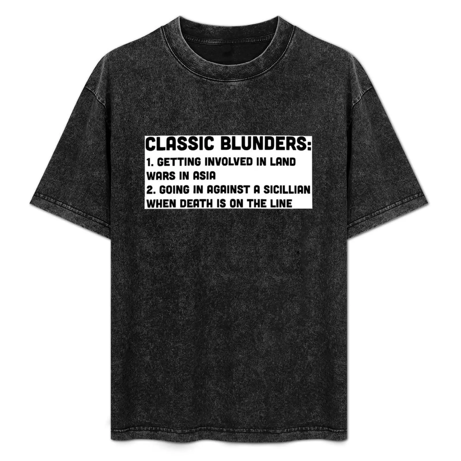 Classic Blunders T-Shirt Sun Protective Outdoor Tee Top
Classic Blunders T-Shirt Sun Protective Outdoor Tee Top