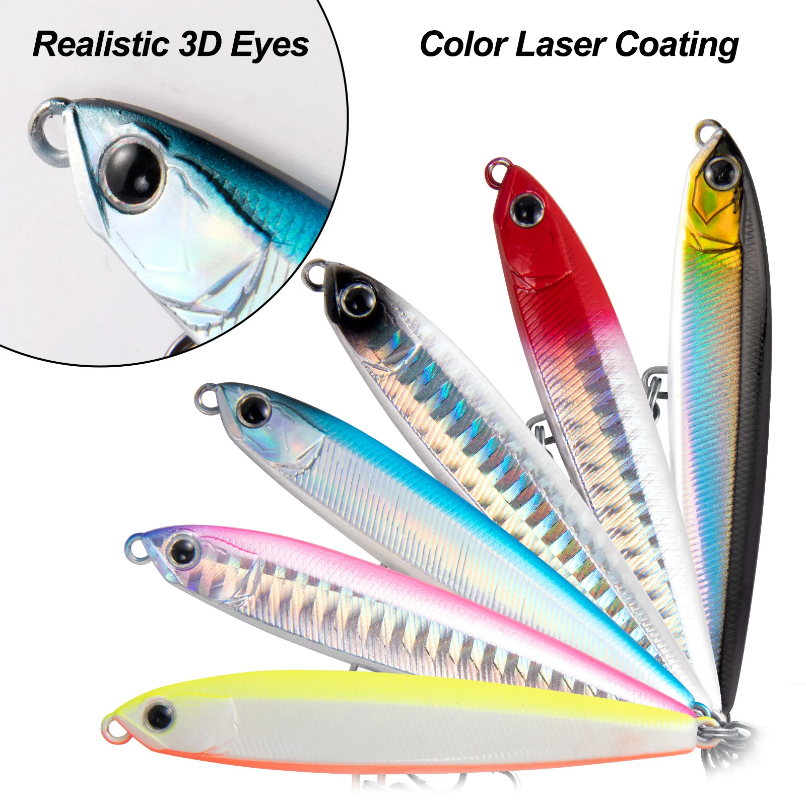 Приманка-гольян с тройными крючками, Лазерная приманка для джига на щуку, окуня, форель, поверхность, берег, 10 г/16 г/18 г
Приманка-гольян с тройными крючками, Лазерная приманка для джига на щуку, окуня, форель, поверхность, берег, 10 г/16 г/18 г