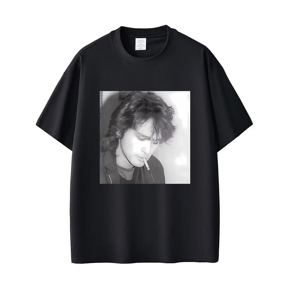 Classic Rusian Rock Band Kino Viktor Tsoi Smoking Graphic T Shirts Men Women Casual Oversized Streetwear Men's Cotton T-shirts
Classic Rusian Rock Band Kino Viktor Tsoi Smoking Graphic T Shirts Men Women Casual Oversized Streetwear Men's Cotton T-shirts
