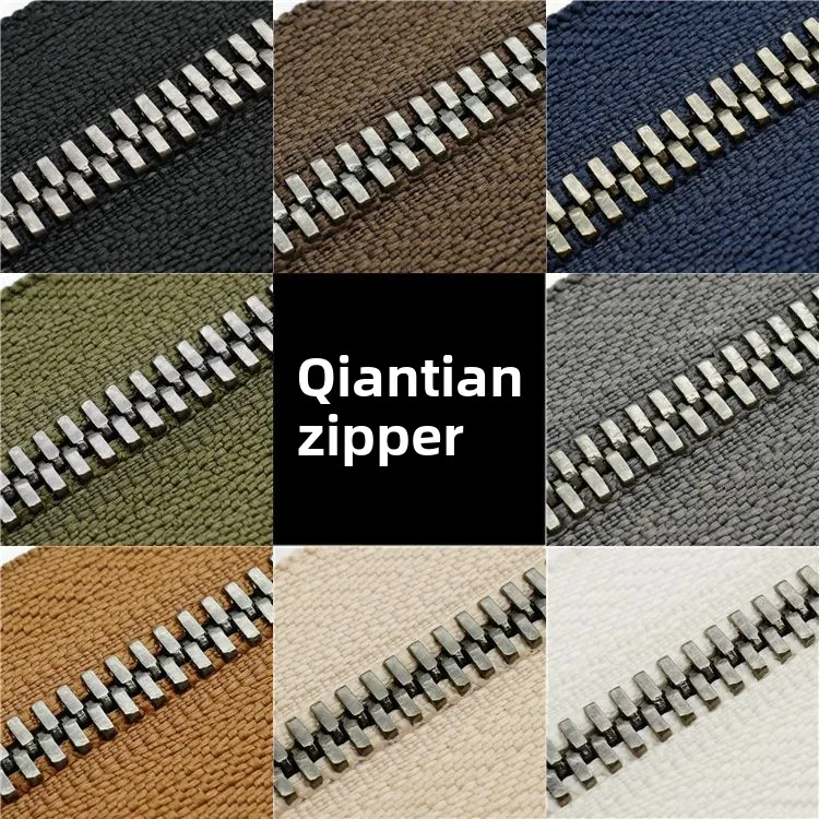No. 5 Qiantian Durable Two-way Corn Teeth Ancient Silver Copper Metal Long Zipper Sofa Home Leather Goods Bags Handmade DIY
No. 5 Qiantian Durable Two-way Corn Teeth Ancient Silver Copper Metal Long Zipper Sofa Home Leather Goods Bags Handmade DIY