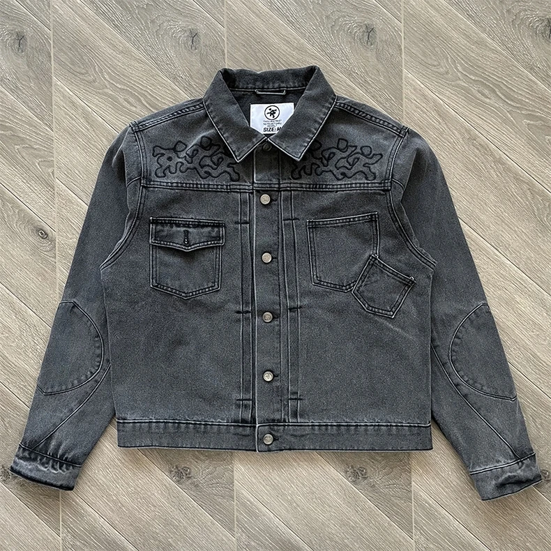 Project Capri Embroidered Denim Jacket Women's/Men's Spring/Summer Co-ords, Trendy Matching
Project Capri Embroidered Denim Jacket Women's/Men's Spring/Summer Co-ords, Trendy Matching
