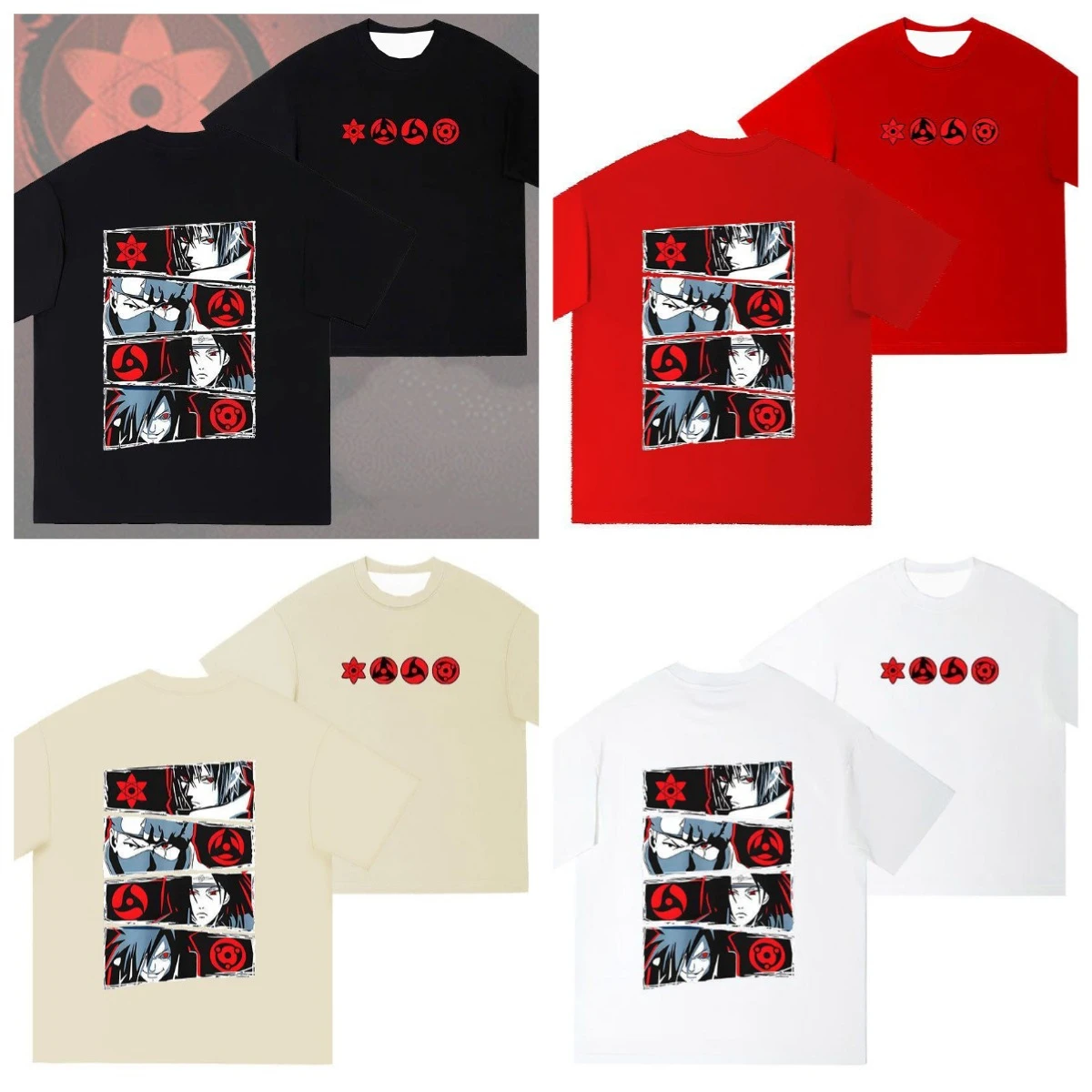 Наруто Учиха Шаринган 3D мужская и женская футболка с коротким рукавом Летний повседневный топ в стиле аниме Lo Top
Наруто Учиха Шаринган 3D мужская и женская футболка с коротким рукавом Летний повседневный топ в стиле аниме Lo Top