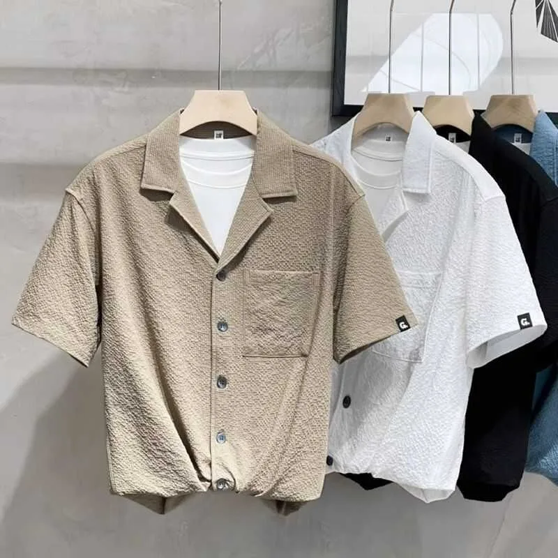 Summer Large Size Men's Shirt Casual Retro Design Short Sleeve Suit Collar Leisure Half Sleeve Shirt Cool Feeling Polyester F...
Summer Large Size Men's Shirt Casual Retro Design Short Sleeve Suit Collar Leisure Half Sleeve Shirt Cool Feeling Polyester F...