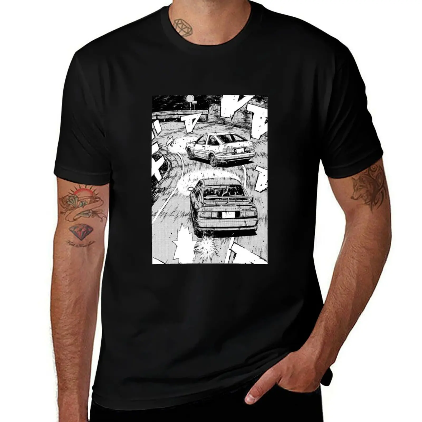 Initial D Manga Panel AE86 VS RX7 T-Shirt vintage anime shirt vintage clothes clothes clothes for men
Initial D Manga Panel AE86 VS RX7 T-Shirt vintage anime shirt vintage clothes clothes clothes for men