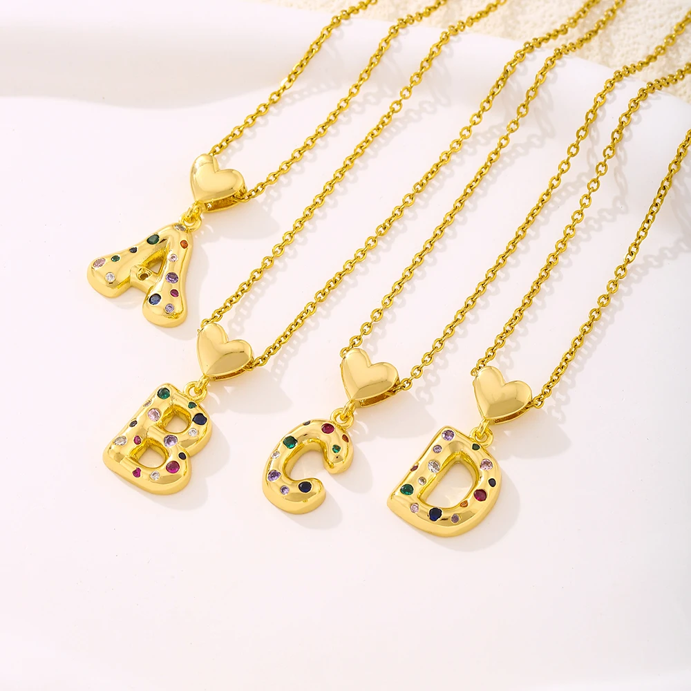 Exquisite and Fashionable Stainless Steel Chain Copper Plated 18k Gold Pendant initials Necklaces For Women Jewelry Accessories
Exquisite and Fashionable Stainless Steel Chain Copper Plated 18k Gold Pendant initials Necklaces For Women Jewelry Accessories