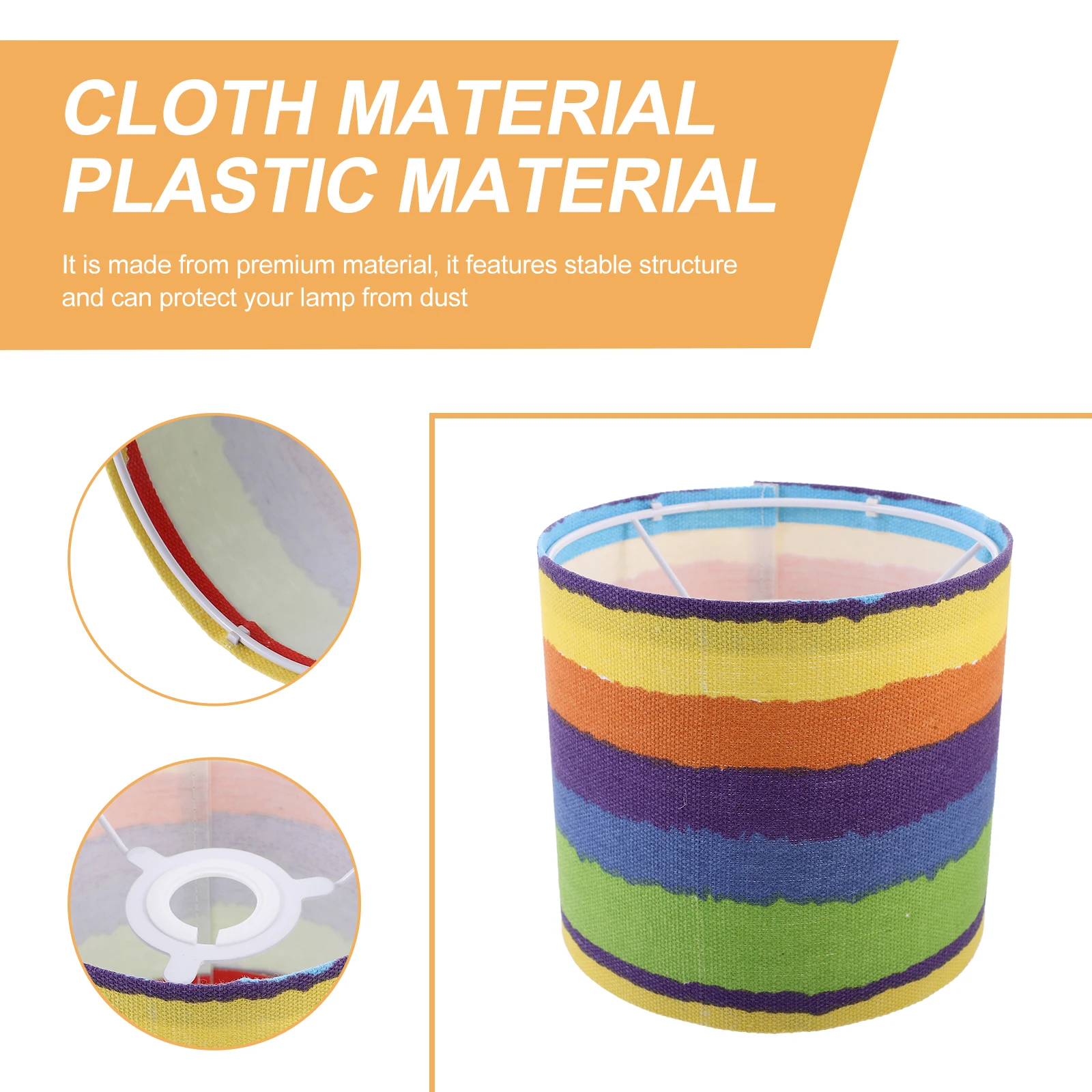 Rainbow Lampshade Cloth Light Cover Modern Foldable Decorative Shade for Bedroom Living Crystal Ch Easy Install Sturdy
Rainbow Lampshade Cloth Light Cover Modern Foldable Decorative Shade for Bedroom Living Crystal Ch Easy Install Sturdy