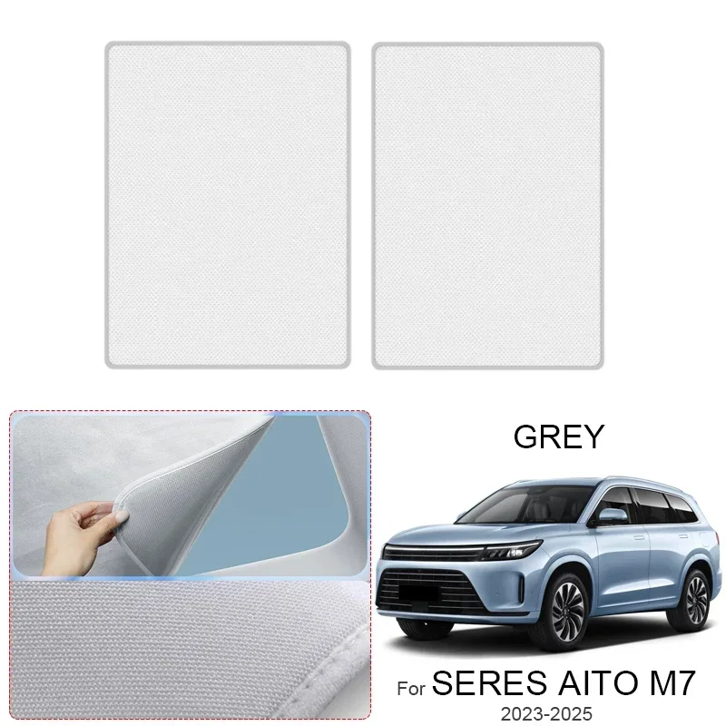 For SERES AITO M7 2023-Present Auto Anti-UV Heat Insulation Skylight Car Suede Fabric Electrostatic Adsorption Sunroof Sunshade
For SERES AITO M7 2023-Present Auto Anti-UV Heat Insulation Skylight Car Suede Fabric Electrostatic Adsorption Sunroof Sunshade