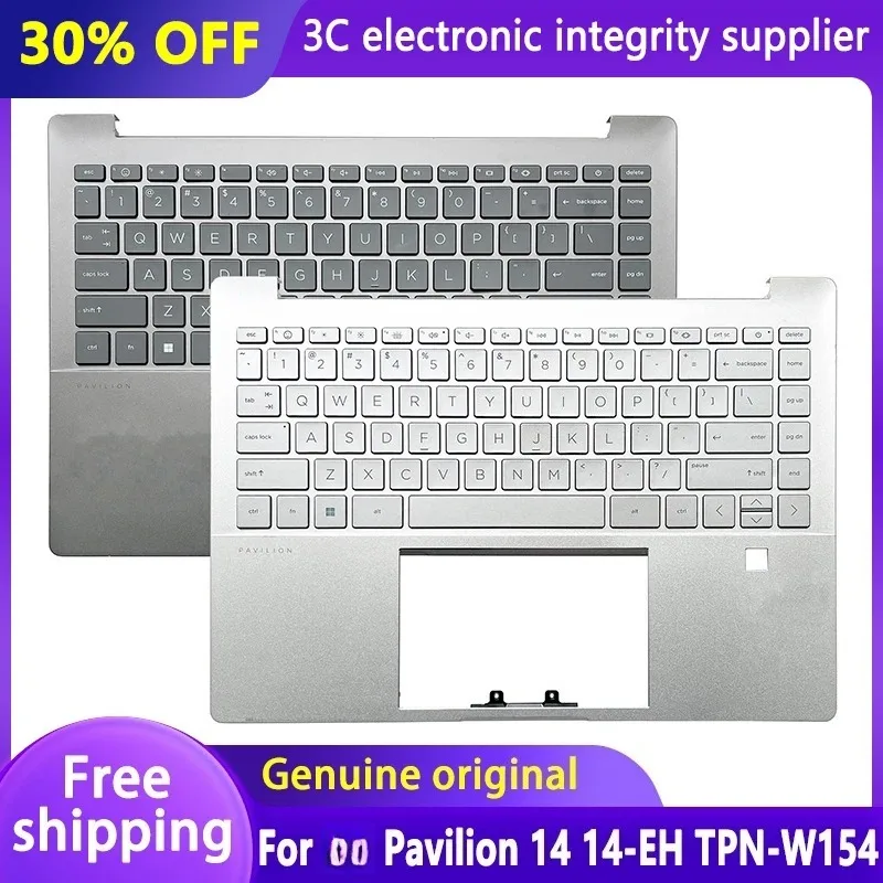 Original New US Keyboard for Pavilion 14 14-EH TPN-W154 Laptop Palmrest Upper Cover Top Case Backlit keyboard N10393-001
Original New US Keyboard for Pavilion 14 14-EH TPN-W154 Laptop Palmrest Upper Cover Top Case Backlit keyboard N10393-001