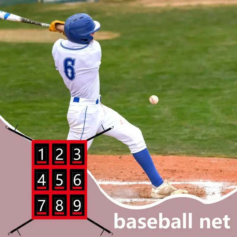 Baseball Net Softball Batting Training Target Baseball & Softball Batting Aid Pitching Strike Zone Target Net For Accuracy
Baseball Net Softball Batting Training Target Baseball & Softball Batting Aid Pitching Strike Zone Target Net For Accuracy