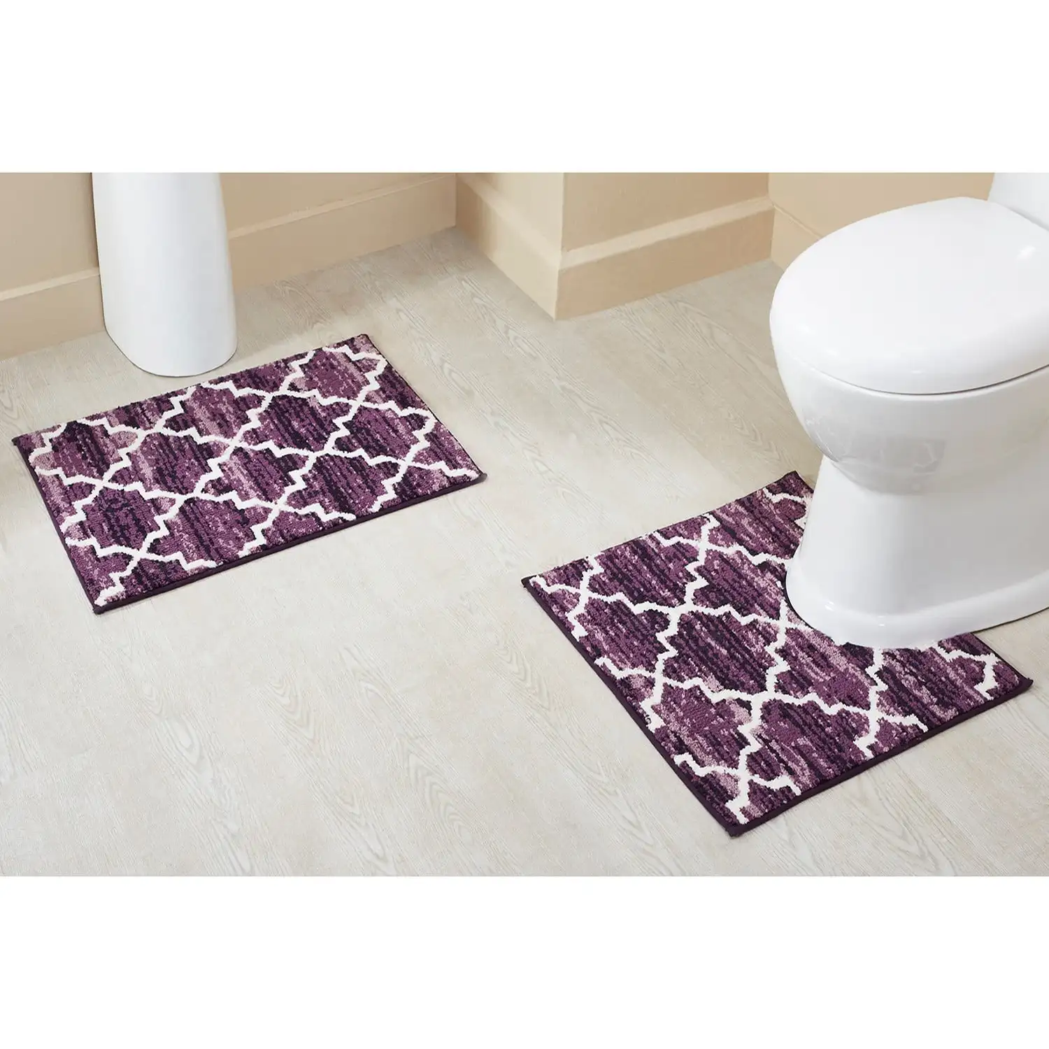 Batter Trends Savio Collection Micro Polyester 2 PC (17 x 24 | 20 x 20) Bath Rug Set in Purple
Batter Trends Savio Collection Micro Polyester 2 PC (17 x 24 | 20 x 20) Bath Rug Set in Purple