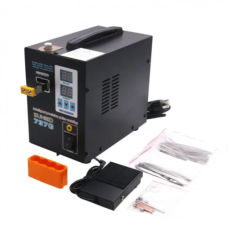 737G Spot Welder 110V 1.5KW Welding Machine LED Light For 18650 Battery Pack
737G Spot Welder 110V 1.5KW Welding Machine LED Light For 18650 Battery Pack