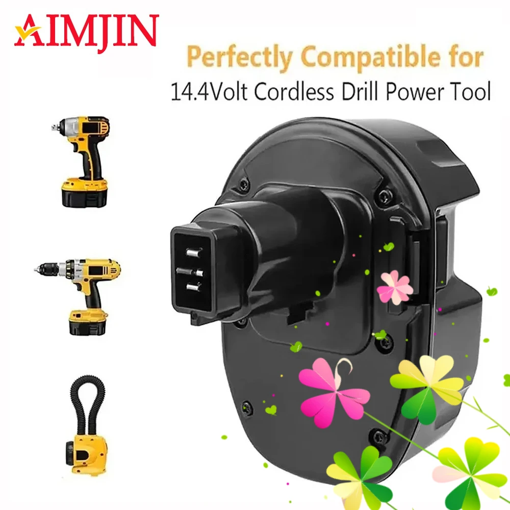 High Capacity 14.4V Ni-MH Battery 4800/6800/9800mAh For Dewalt DC9091 DW9091 DW094 Cordless Electric Tool Replacement Battery
High Capacity 14.4V Ni-MH Battery 4800/6800/9800mAh For Dewalt DC9091 DW9091 DW094 Cordless Electric Tool Replacement Battery