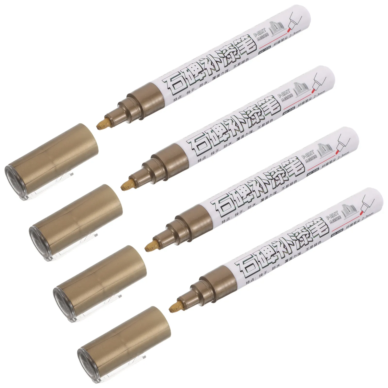 4Pcs Oil Based Paint Marker Pen Waterproof Gold Metallic Tombstone Restoration Monument Marker for Headstone Granite Repair
4Pcs Oil Based Paint Marker Pen Waterproof Gold Metallic Tombstone Restoration Monument Marker for Headstone Granite Repair