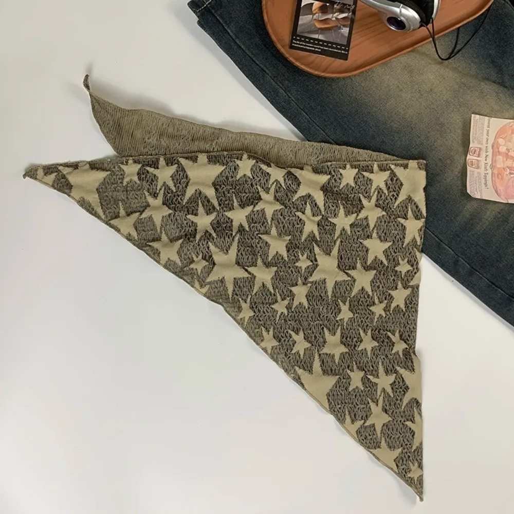Headwear Wasteland Style Star Hair Scarf Hip Hop Headband Y2K Hip Scarf Sacrf Punk Knitted Tube Top Streetwear
Headwear Wasteland Style Star Hair Scarf Hip Hop Headband Y2K Hip Scarf Sacrf Punk Knitted Tube Top Streetwear