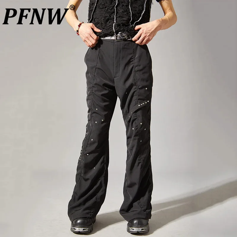 PFNW High Street Men's Trousers Metal Washing Male Bottoms Heavy Casual Straight Wide Leg Loose Pants Dark Style Summer 12C205
PFNW High Street Men's Trousers Metal Washing Male Bottoms Heavy Casual Straight Wide Leg Loose Pants Dark Style Summer 12C205