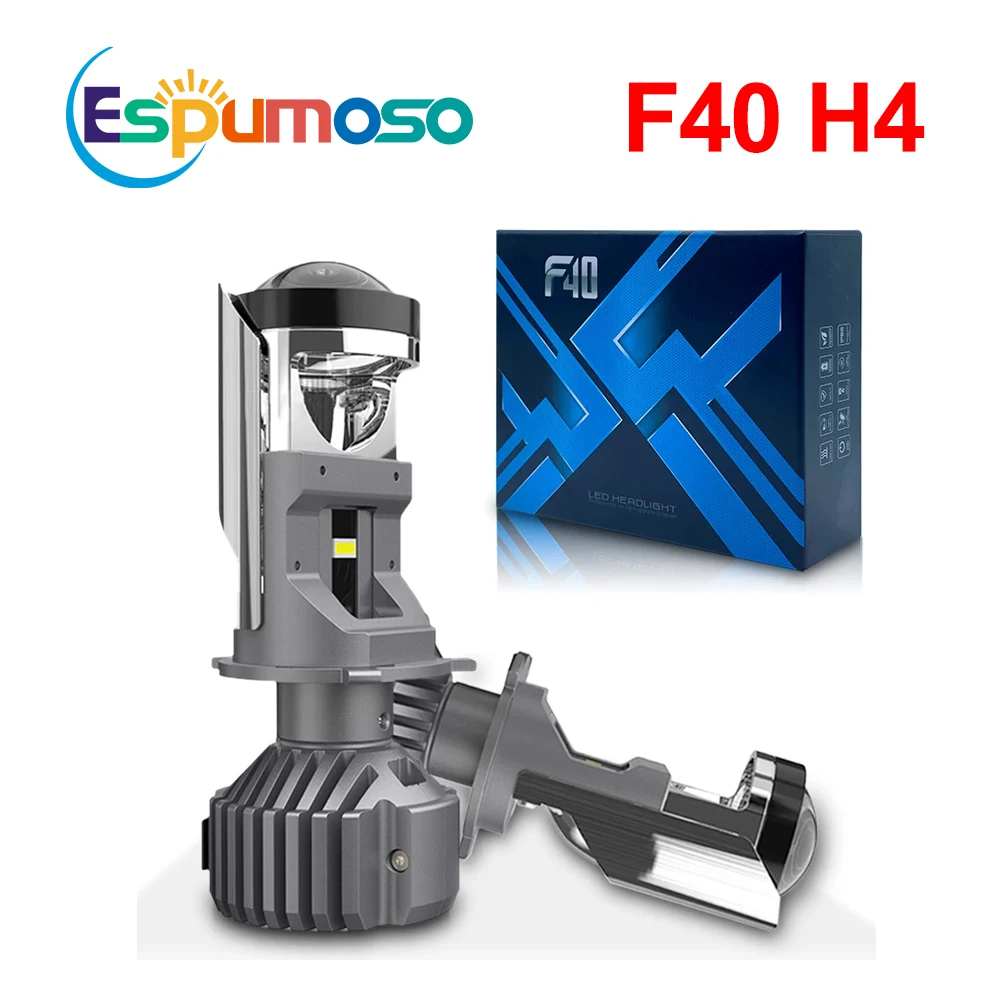 F40 LED H4 110W 30000LM LED Mini H4 Bi-led Lens Projector Lenses For Headlight 9003 HB2 6000K Turbo Fan Car Accessories Retrofit
F40 LED H4 110W 30000LM LED Mini H4 Bi-led Lens Projector Lenses For Headlight 9003 HB2 6000K Turbo Fan Car Accessories Retrofit