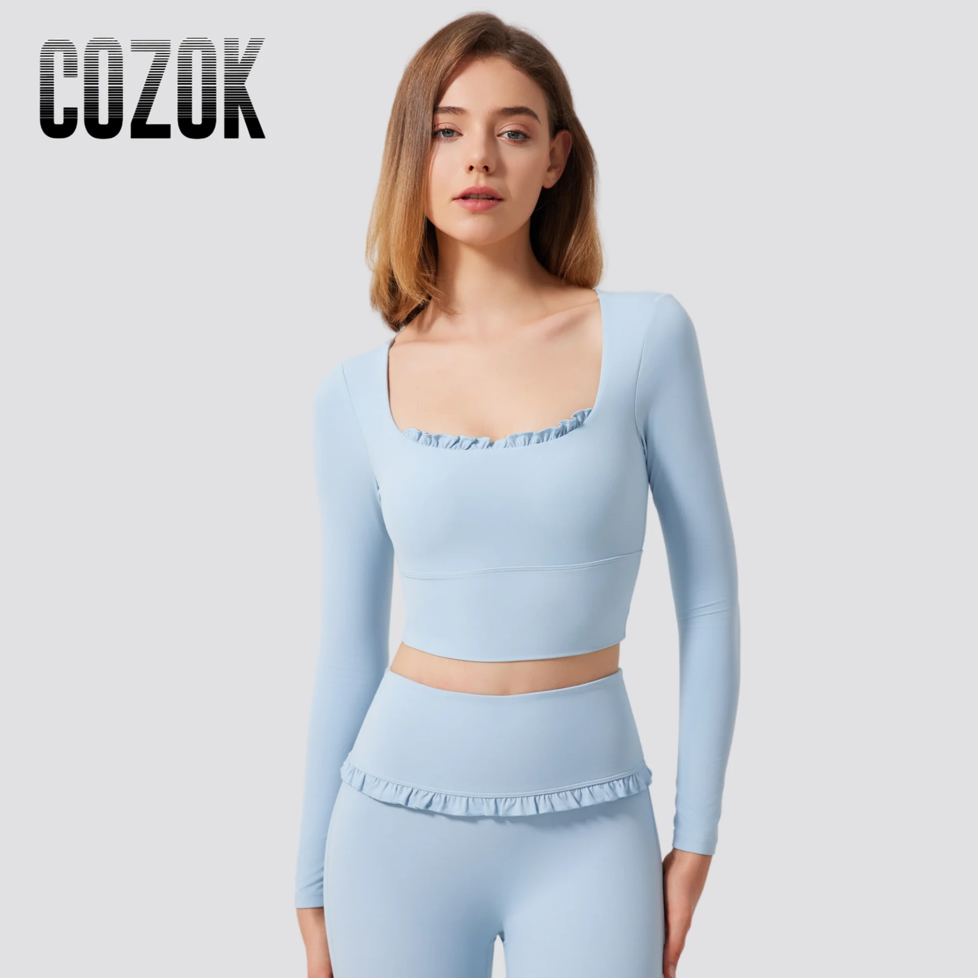 Long Sleeve Yoga Shirts Women Lotus Gym Fitness Padded Sports Crop Top Workout Clothes Running Slim Fit Breathable Yoga Top
Long Sleeve Yoga Shirts Women Lotus Gym Fitness Padded Sports Crop Top Workout Clothes Running Slim Fit Breathable Yoga Top