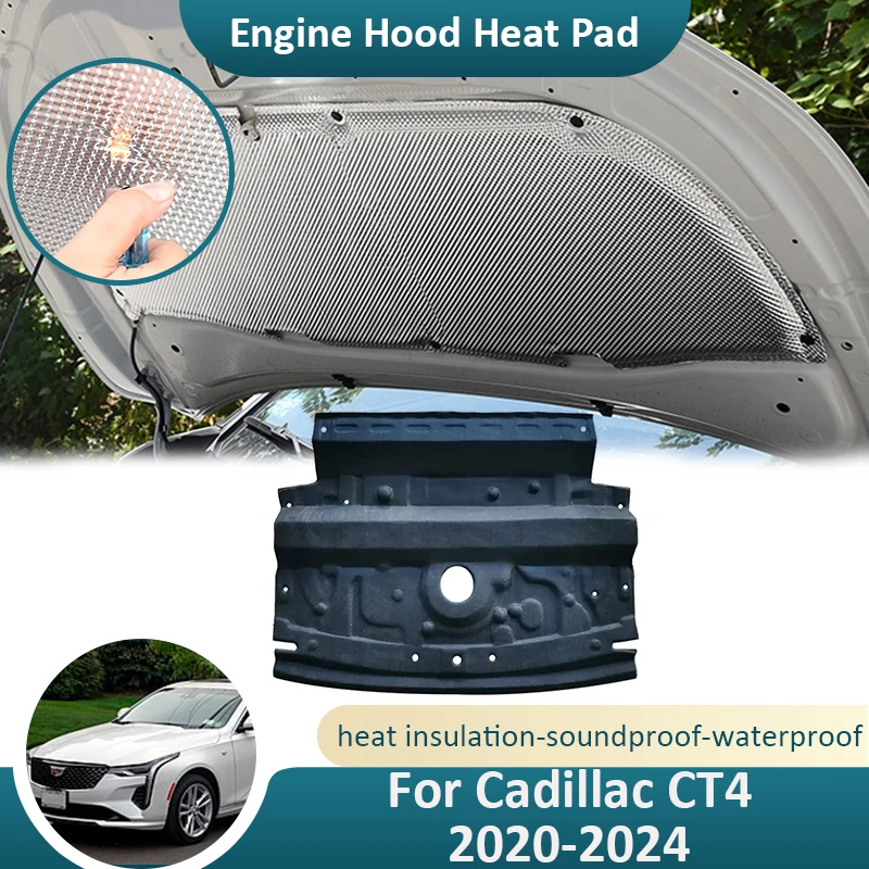 Front Hood Engine For Cadillac CT4 2020 2021 2022 2023 2024 Sound Insulation Pad Flame Retardant Soundproof Mat Car Accessories
Front Hood Engine For Cadillac CT4 2020 2021 2022 2023 2024 Sound Insulation Pad Flame Retardant Soundproof Mat Car Accessories