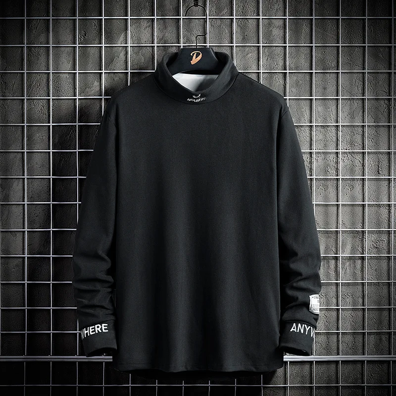 Men's Long Sleeve T-Shirt Casual Winter Base Layer Shirt Half High Collar Leisurely Style Fashionable Inner Wear Top
Men's Long Sleeve T-Shirt Casual Winter Base Layer Shirt Half High Collar Leisurely Style Fashionable Inner Wear Top