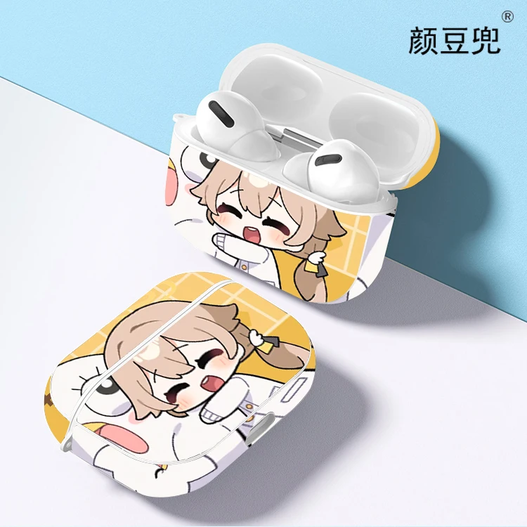 Wiki Anime Blue Archive AJITANI HIFUMI For AirPods 2 1 Earphone Cases Black Silicone Protective Cover For AirPods Pro2 AirPods3
Wiki Anime Blue Archive AJITANI HIFUMI For AirPods 2 1 Earphone Cases Black Silicone Protective Cover For AirPods Pro2 AirPods3