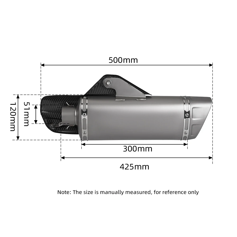R1 AK M1 motorcycle high performance muffler 51mm Universal Motorcycle Exhaust M1 Muffler carbon fiber cover Stainless Steel
R1 AK M1 motorcycle high performance muffler 51mm Universal Motorcycle Exhaust M1 Muffler carbon fiber cover Stainless Steel