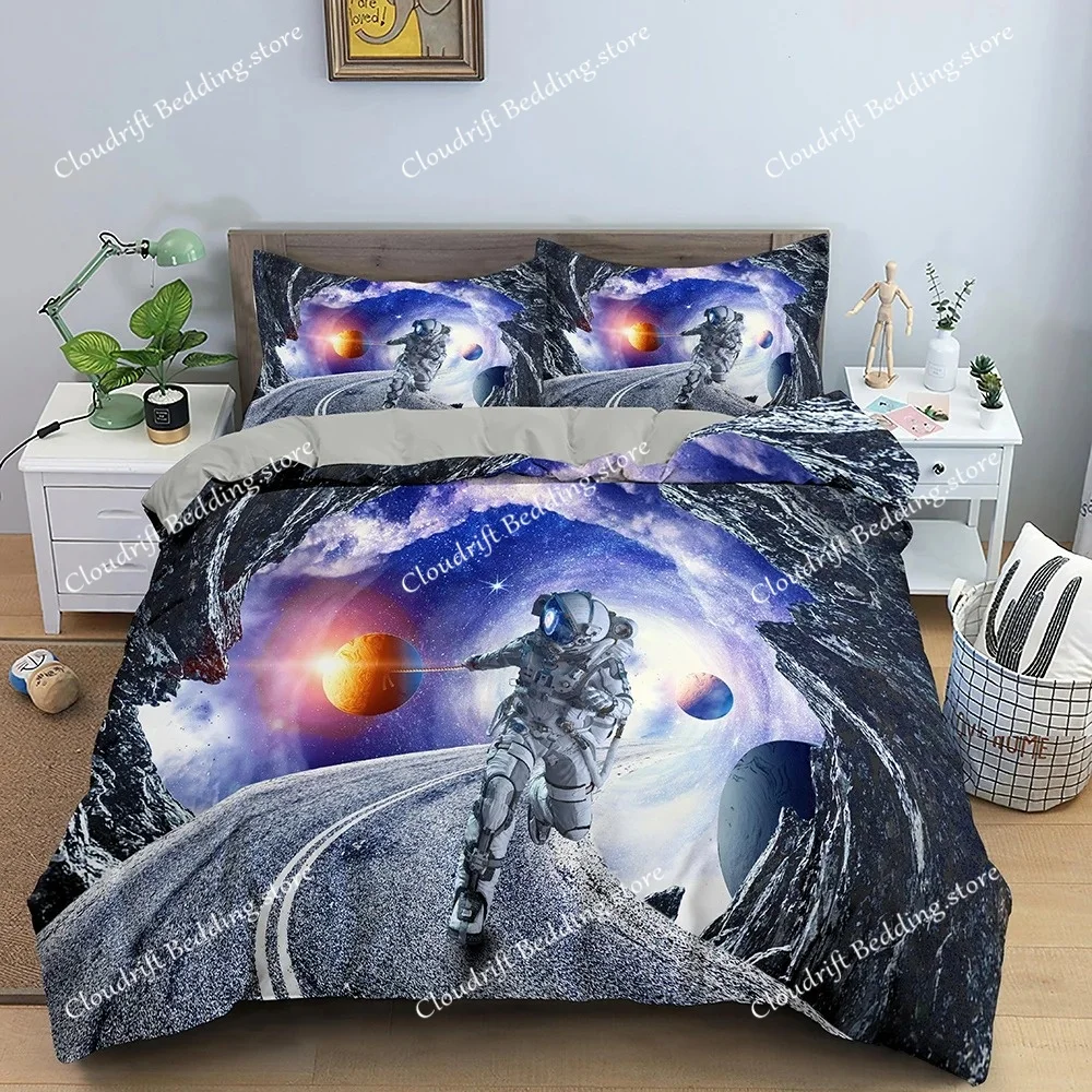 Astronaut Duvet Cover Set Spaceman Pattern Bedding Set For Boys Girl Microfiber Bedclothes Twin King Size Comforter Cover
Astronaut Duvet Cover Set Spaceman Pattern Bedding Set For Boys Girl Microfiber Bedclothes Twin King Size Comforter Cover