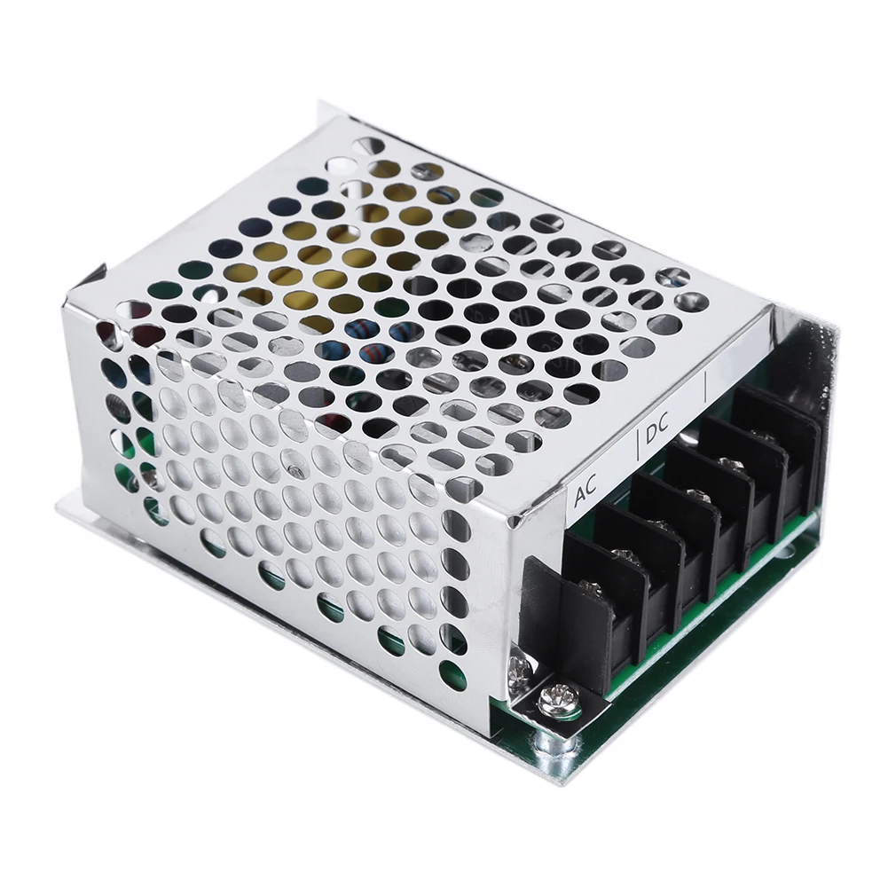 Модуль регулятора двигателя Вход AC220V SCR Модуль регулятора скорости двигателя Выход DC10-220V 2000W Макс. регулируемый потенциометр 500K 2W
Модуль регулятора двигателя Вход AC220V SCR Модуль регулятора скорости двигателя Выход DC10-220V 2000W Макс. регулируемый потенциометр 500K 2W