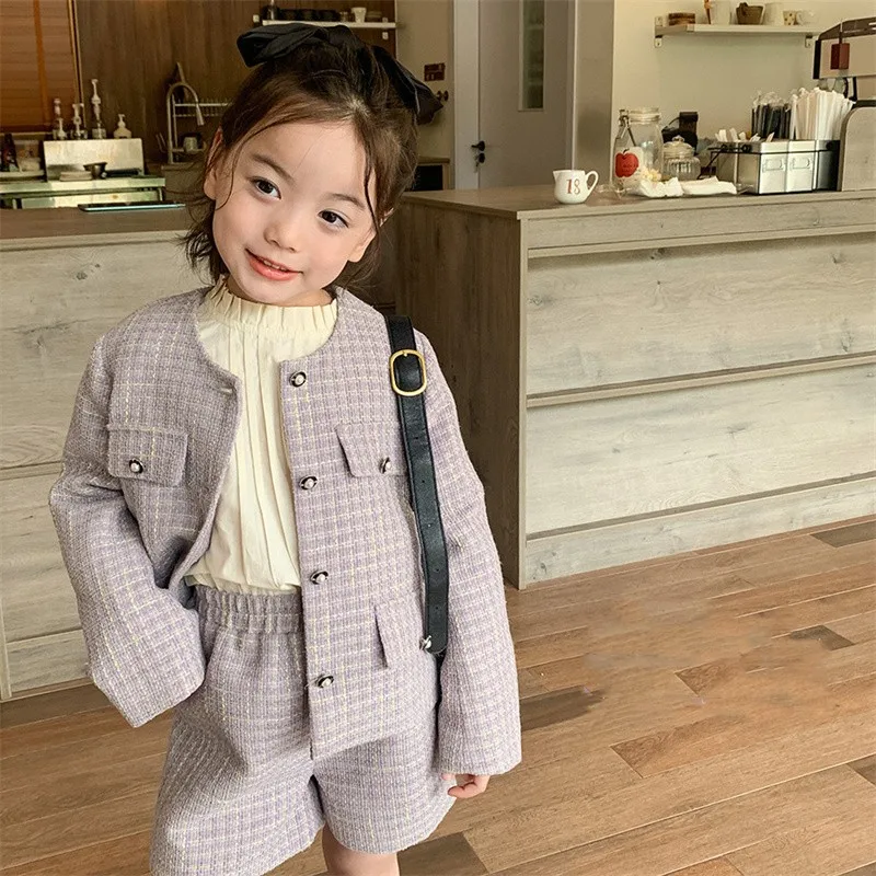 Fashion Kids Girls Princess Clothes Set Spring Autumn Children Plaid Coat Outwear+Skirts Sets Vintage Outfits Suit for 2-10y
Fashion Kids Girls Princess Clothes Set Spring Autumn Children Plaid Coat Outwear+Skirts Sets Vintage Outfits Suit for 2-10y