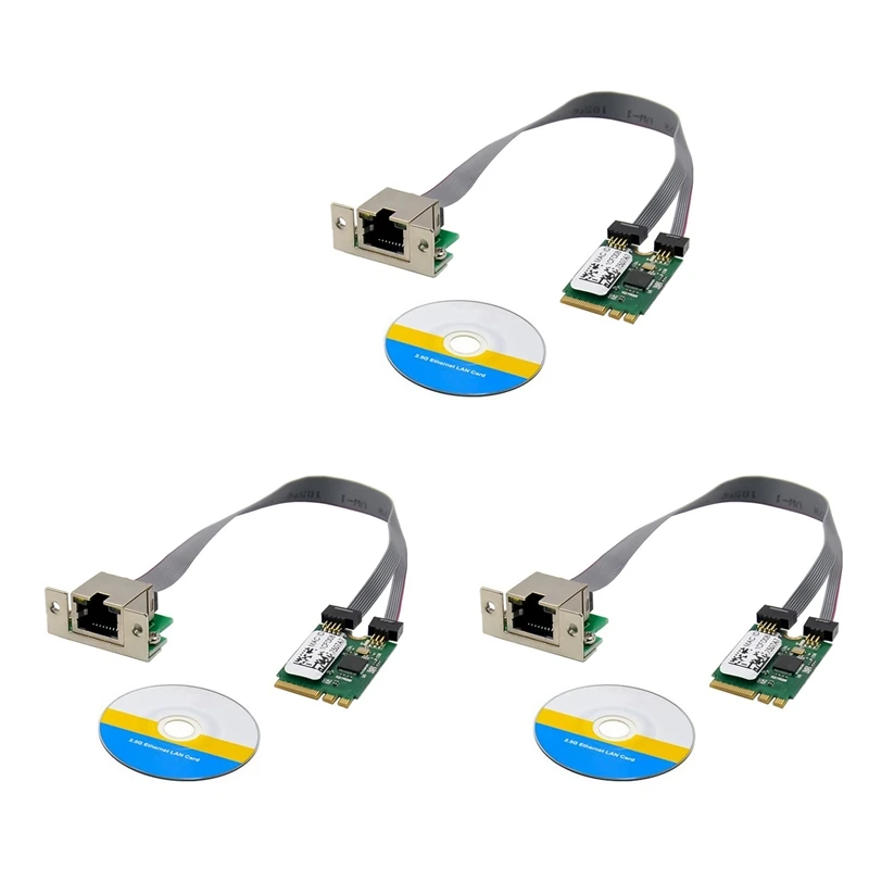 Hot TTKK 3X M.2 A+E KEY 2.5G Ethernet LAN Card RTL8125B Industrial Control Network Card PCI Express Network Adapter
Hot TTKK 3X M.2 A+E KEY 2.5G Ethernet LAN Card RTL8125B Industrial Control Network Card PCI Express Network Adapter
