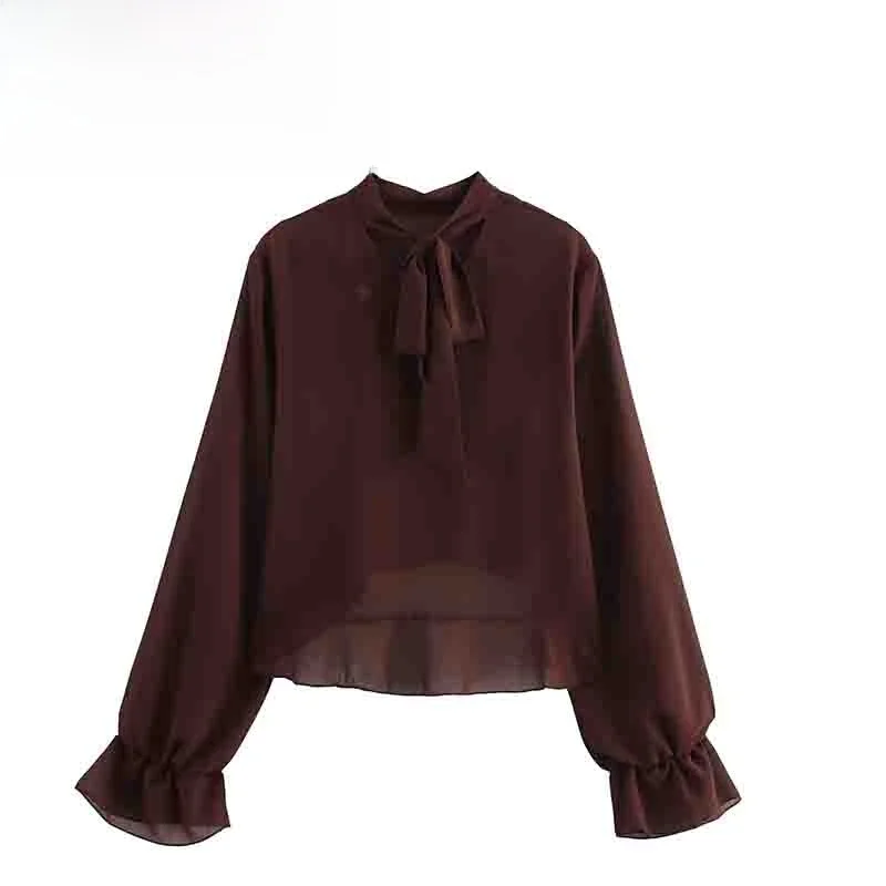 Spring New Faion Women's Knot Layered Decoration Top ZA50396876 Commute Loose Long Sve Stand Collar Polyeste...
Spring New Faion Women's Knot Layered Decoration Top ZA50396876 Commute Loose Long Sve Stand Collar Polyeste...