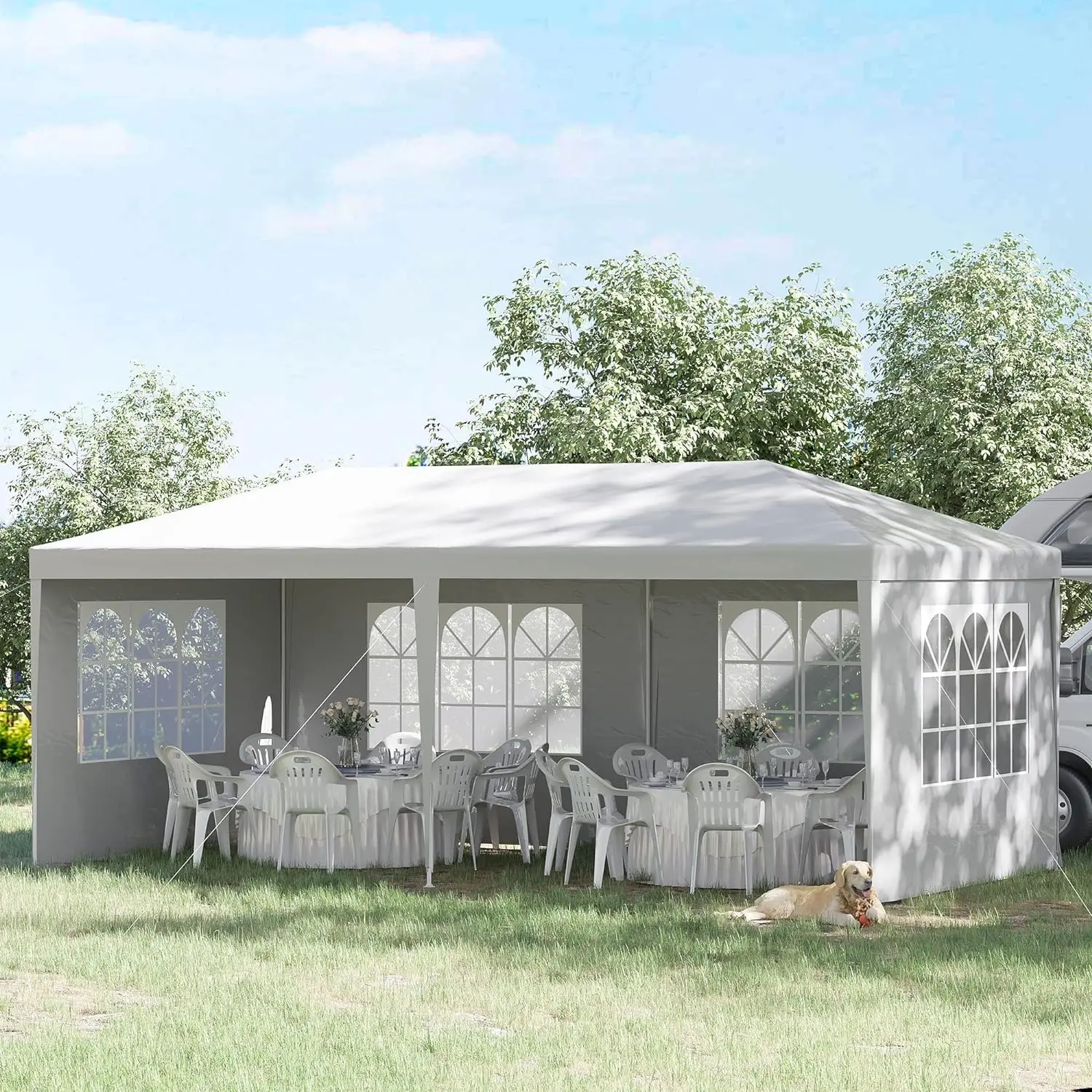 Outdoor Canopy Tent Patio Camping Party Tent Wedding Canopy Tents for Parties Gazebo Shelter BBQ Events Booths with, Customized
Outdoor Canopy Tent Patio Camping Party Tent Wedding Canopy Tents for Parties Gazebo Shelter BBQ Events Booths with, Customized
