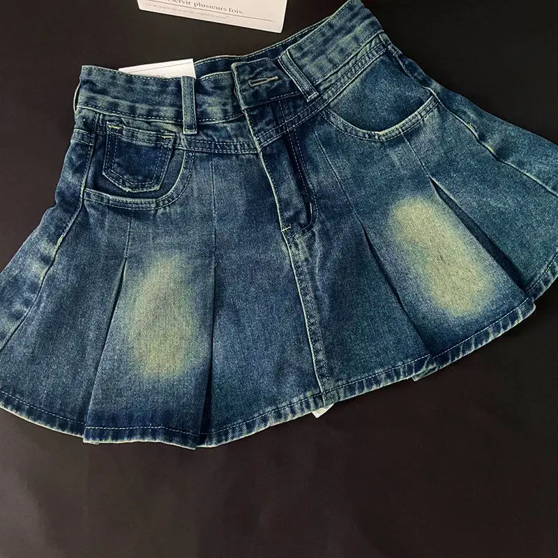 Lined ruffle denim skirt sexy hot girl women's clothing2025New Spring Pleated Mini Skirt for Petite Women
Lined ruffle denim skirt sexy hot girl women's clothing2025New Spring Pleated Mini Skirt for Petite Women