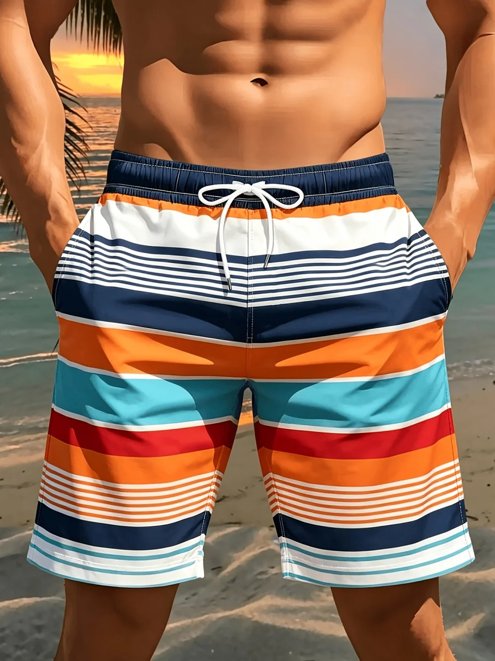 2026 Men's Quick-Dry Simple Stripe 3dprint Shorts Summer New Street Harajuku Drawstring Design Sports Style Oversize Men Shorts
2026 Men's Quick-Dry Simple Stripe 3dprint Shorts Summer New Street Harajuku Drawstring Design Sports Style Oversize Men Shorts