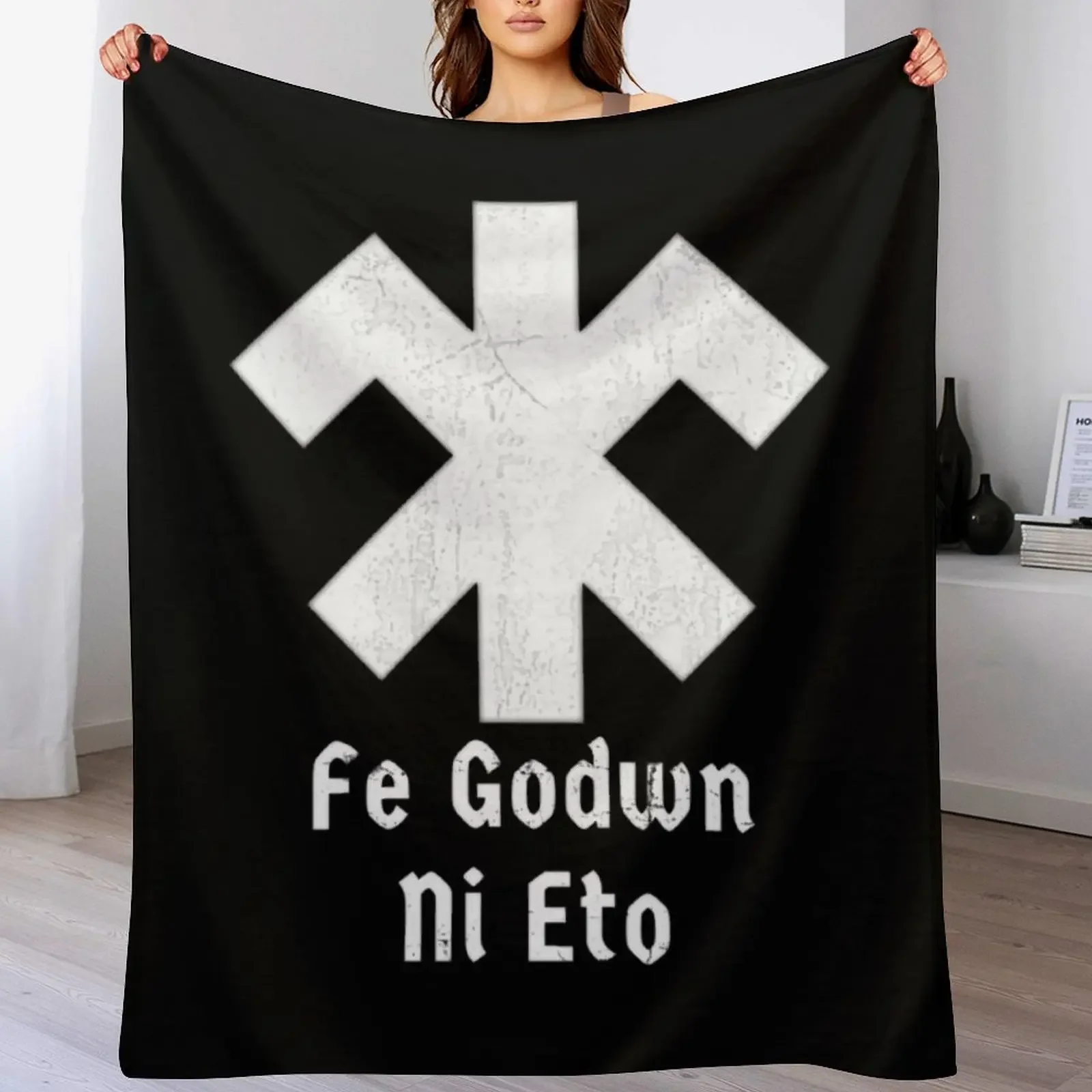 Fe Godwn Ni Eto White Throw Blanket Thin Soft Blanket for Summer Night Sleeping
Fe Godwn Ni Eto White Throw Blanket Thin Soft Blanket for Summer Night Sleeping