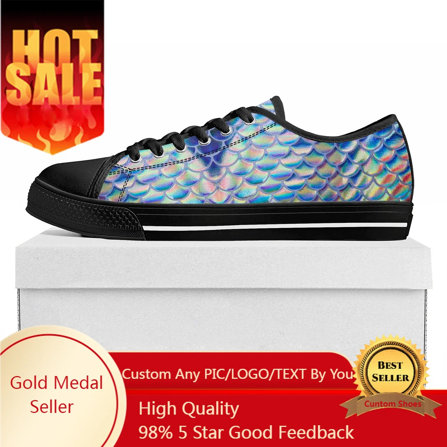 Fish Scales Colorful Low Top High Quality Sneakers Mens Womens Teenager Tailor-made Shoe Canvas Sneaker Casual Couple Shoes 
Fish Scales Colorful Low Top High Quality Sneakers Mens Womens Teenager Tailor-made Shoe Canvas Sneaker Casual Couple Shoes