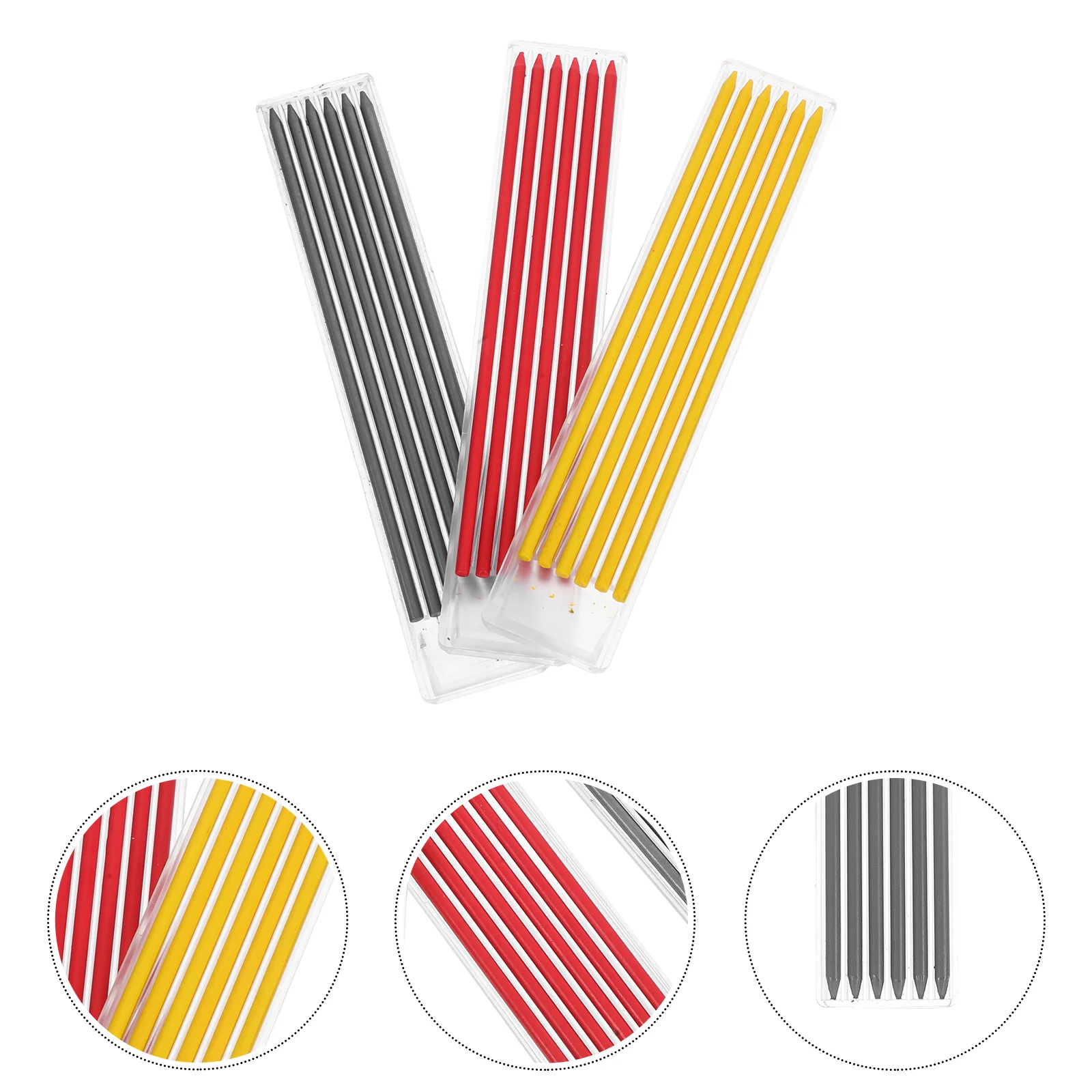 36pcs Deep Hole Woodworking Pencil 2.8mm Mechanical Refills Carpenter Tools Precision Marking Pens Engineering Drawing
36pcs Deep Hole Woodworking Pencil 2.8mm Mechanical Refills Carpenter Tools Precision Marking Pens Engineering Drawing